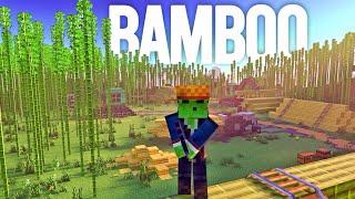 NEW Actions & Stuff/Bamboo Logging Camp Build! - Let's Play Minecraft 654