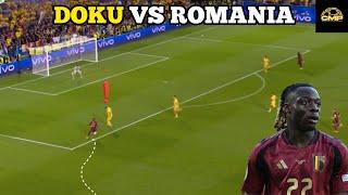 Jeremy Doku’s electrifying performance vs Romania 22/06/22 | clip by clip analysis