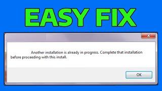 How To Fix Another Installation Is Already in Progress Error in Windows