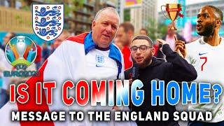 ISIT COMING HOME? - MESSAGE TO THE ENGLAND SQUAD!