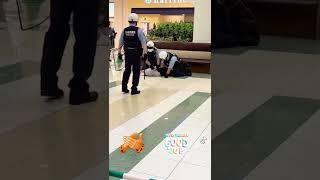 Japan police doing excellent job. Amazing skill to fight and catch a sword holder man