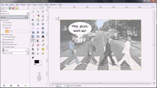 Speech and Thought Bubbles with Gimp 2.8 (tutorial)