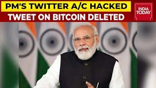 PM Modi's Twitter Account Hacked, Now Restored; Tweet On Bitcoin Deleted