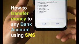 How to transfer money to any Bank Account using SMS ?