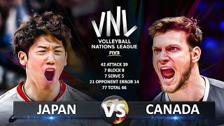 Japan vs Canada - Quarter Finals | Men's VNL 2024