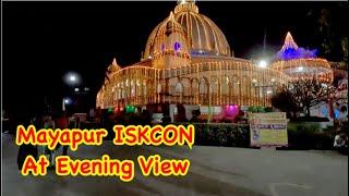 Mayapur Iskcon Temple Evening View