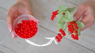 Making red CURRANT / Делаем красную СМОРОДИНУ ( ПАРЕЧКУ ) / DIY TSVORIC