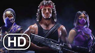 MK11 RAMBO Reveal Sylvester Stallone (2020) Mortal Kombat 11 Kombat Pack 2 HD