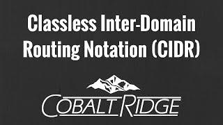 Simple Concepts: CIDR Notation