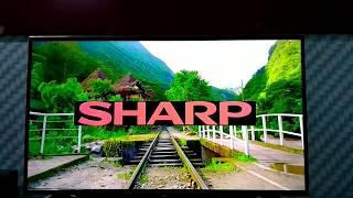 unboxing review LED SHARP 40" smart tv