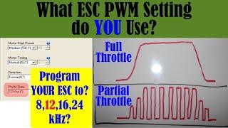 How Does an ESC work? What does the PWM Frequency Do and should I change it?