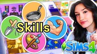 Every rooms a different SKILL in The Sims 4