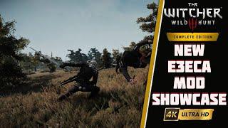 New E3 ENHANCED COMBAT ANIMATIONS(E3ECA) Mod Showcase | FIGHT LIKE A REAL WITCHER | The Witcher 3 4K