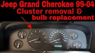 Jeep Grand Cherokee Cluster Removal & Bulb Replacement (99-04 WJ)