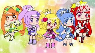Pretty Cure Characters in Gacha Club (Remade)