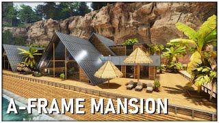 Ark Survival Ascended: Large A-Frame Beach House/Mansion Base Build