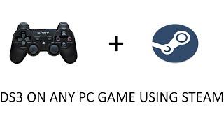 [ENG/GR]How to use your ps3 controller with any pc game using steam