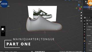 How to model a shoe from a reference image in Blender - Part One