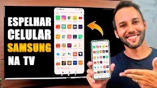 HOW TO MIRROR THE SAMSUNG PHONE SCREEN ON THE TV