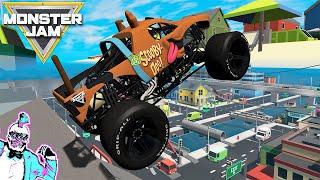 Monster Jam INSANE High Speed Jumps and Crashes New Map #3 | BeamNG Drive