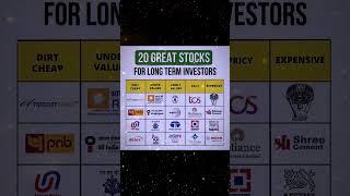 20 Great stocks to invest #sharemarket#stockmarketindia#treadingshorts#nse#bse