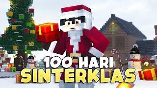 100 Hari Jadi Sinterklas di Minecraft!