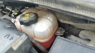 Car Liquids Winter Check For Opel Vauxhall Meriva B. Step By Step Tutorial