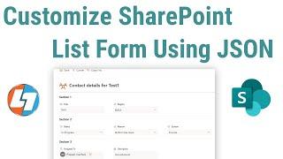How to Customize SharePoint List Form Using JSON Formatting | SharePoint List Form Formatting