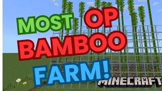 fully automatic bamboo farm in minecraft 2024 #minecraft