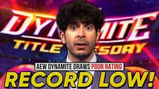 AEW Dynamite Draws RECORD LOW Ratings | WWE Debuts NEW Title, First Champion Revealed