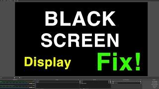 OBS STUDIO DISPLAY CAPTURE BLACK SCREEN FIX NEW!