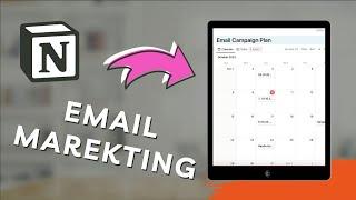 Notion Tutorial | How I stay on top of email marketing