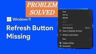 How to switch back to previous refresh option in windows 11 - previous refresh button