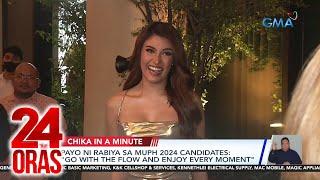 Payo ni Rabiya sa MUPH 2024 candidates: "Go with the flow and enjoy every moment" | 24 Oras