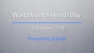 Preventing suicide: World Mental Health Day 2019