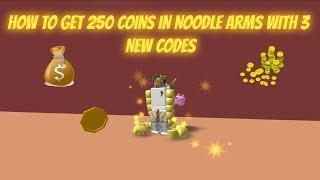 How To Get 250 Coins By Codes | Noodle Arms | ROBLOX |