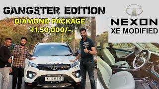 TATA NEXON 2023 XE TO  XZ (GANGSTER EDITION) IN DIAMOND PACKAGE 1,50,000/-