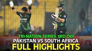 Full Highlights | Pakistan vs South Africa | 3rd ODI | Tri-Nation Series 2025 | PCB | M3J1K