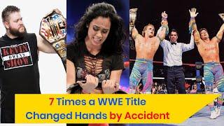 7 Times a WWE Title Changed Hands by Accident