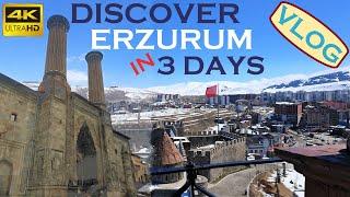 Discover Erzurum City | Turkey Winter Destinations | 4K ULTRA HD | VLOG