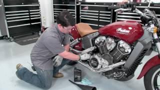 Indian Scout Oil Change - Indian Motorcycle