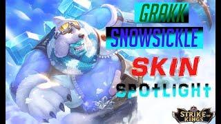 Grakk Snowsickle skin spotlight - Arena of Valor