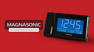 Alarm Clock Radio With USB Charging & Projection (CR64 & CR64W)