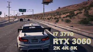 i7 3770 + RTX 3060 in 16 GAMES 2K 4K 8K