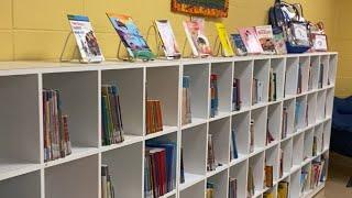 Visite de Maternelle à la 2e année, à la bibliothèque.