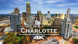 Charlotte, North Carolina - USA  - by drone [4K]