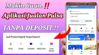 Aplikasi Jualan Pulsa Tanpa Deposit Saldo, PPOB Top Up Ewallet