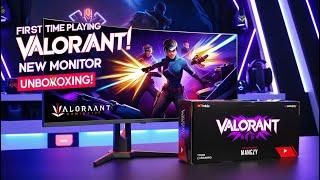  Valorant LIVE H for the First Time! New Gaming Monitor Unboxing | MANGZY #valorant #valorantclips