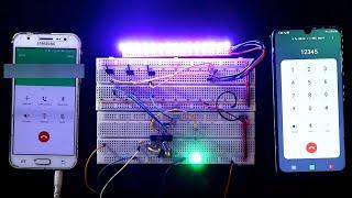 RGB LED control using Mobile without microcontroller | DTMF Project