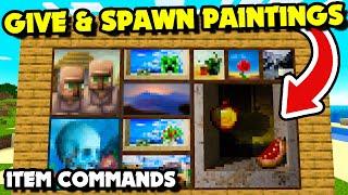 How to Give & Spawn PAINTINGS With Commands in Minecraft 1.21+ Java? [Very Easy]